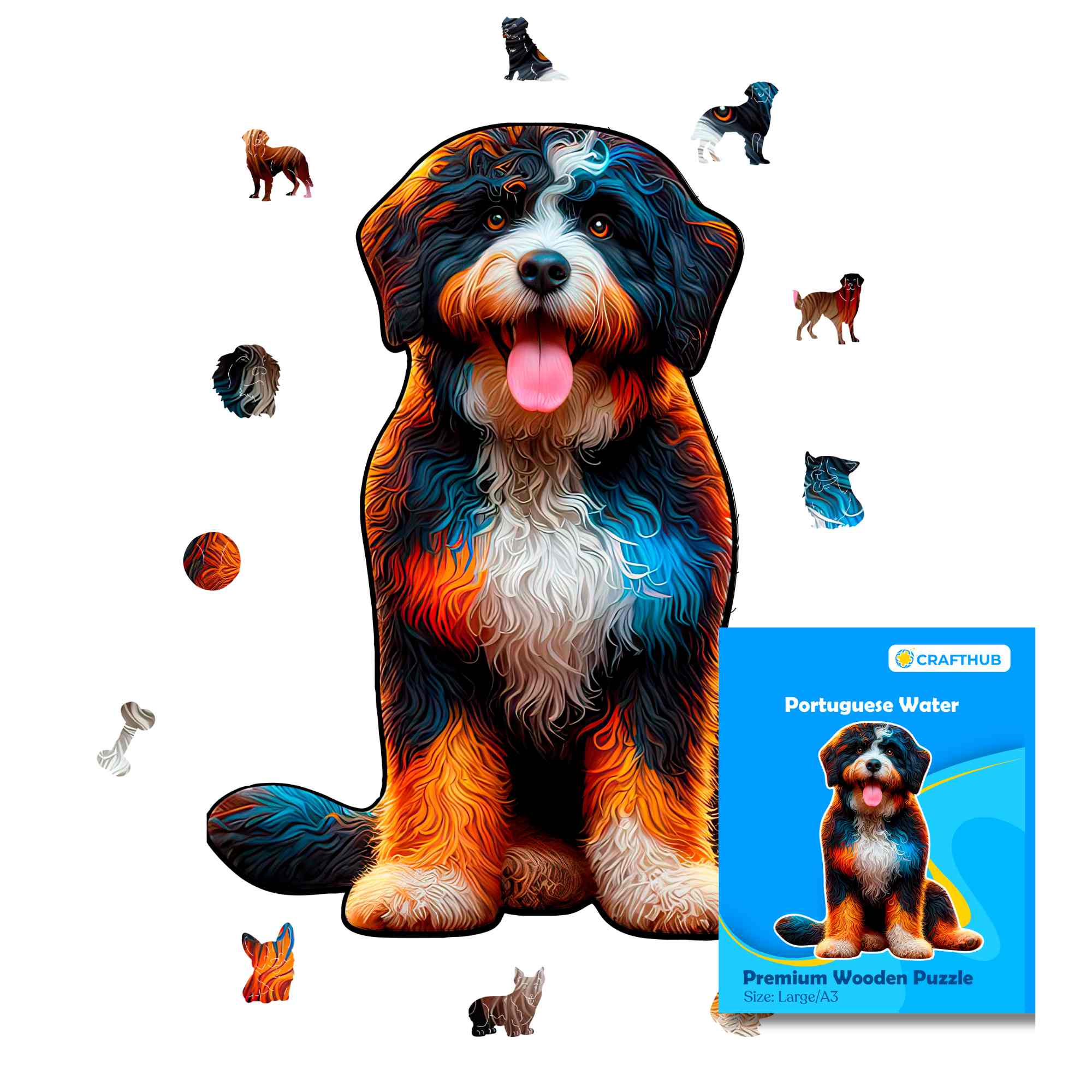 Portuguese Water Dog - Jigsaw Puzzle