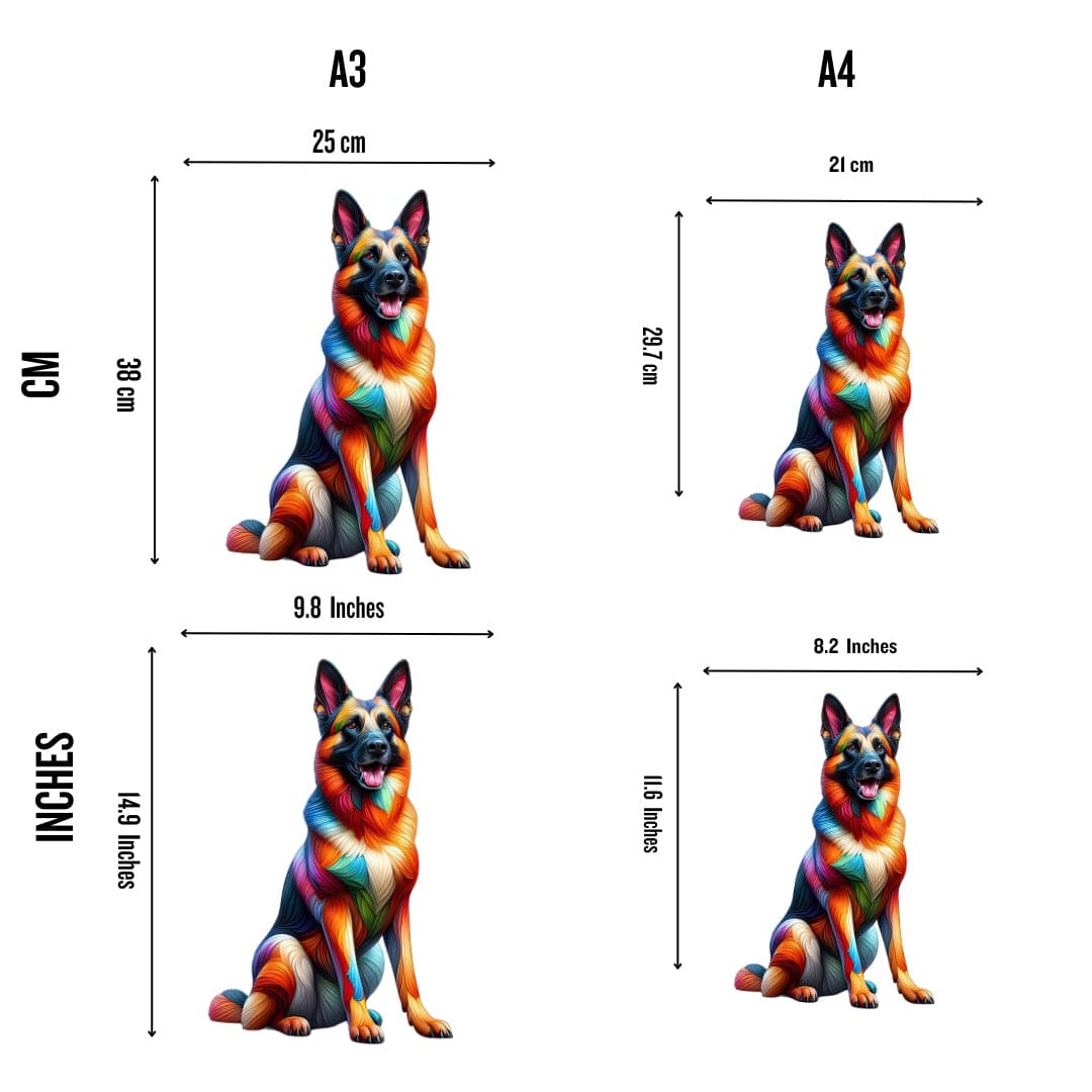 Belgian Malinois Dog - Jigsaw Puzzle