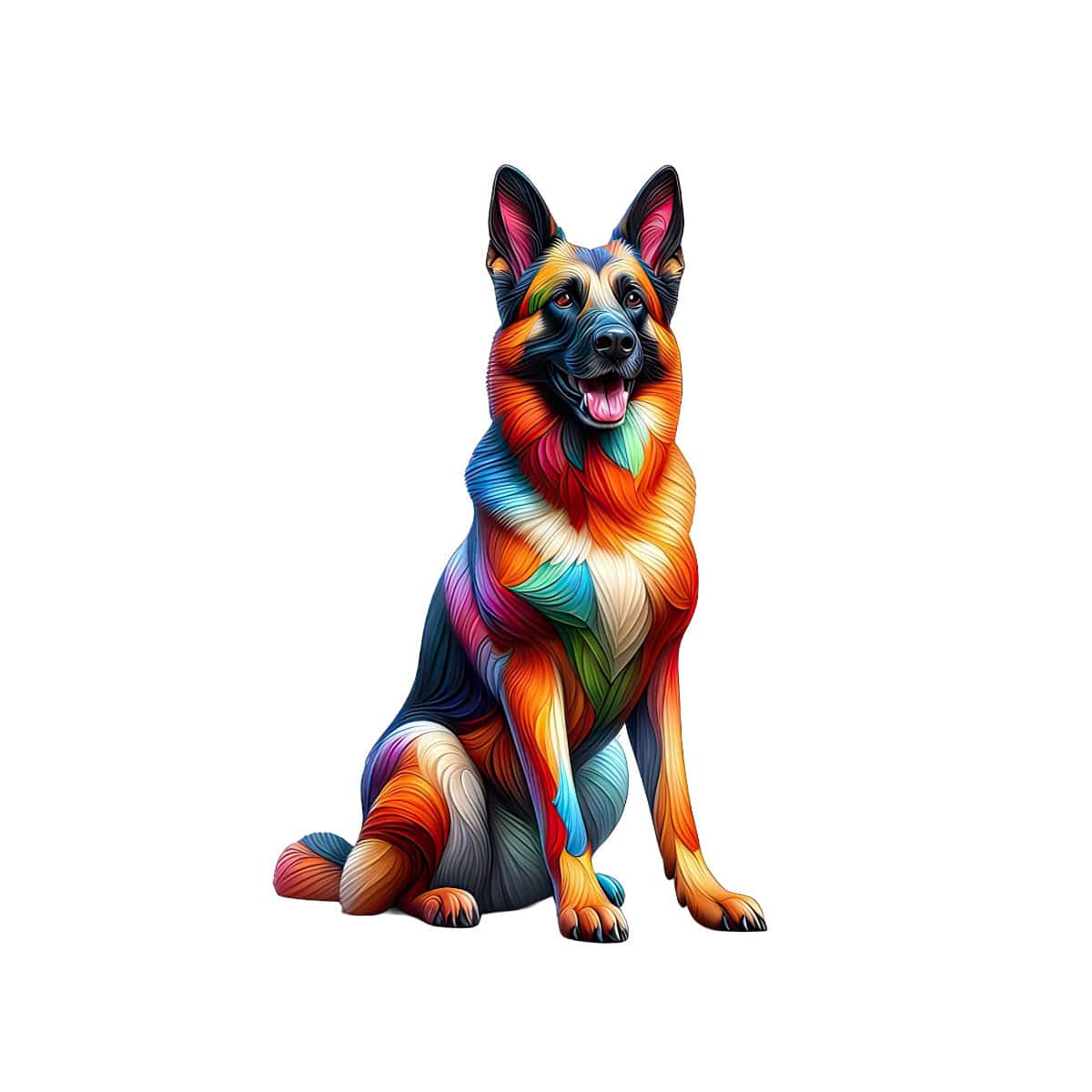 Belgian Malinois Dog - Jigsaw Puzzle