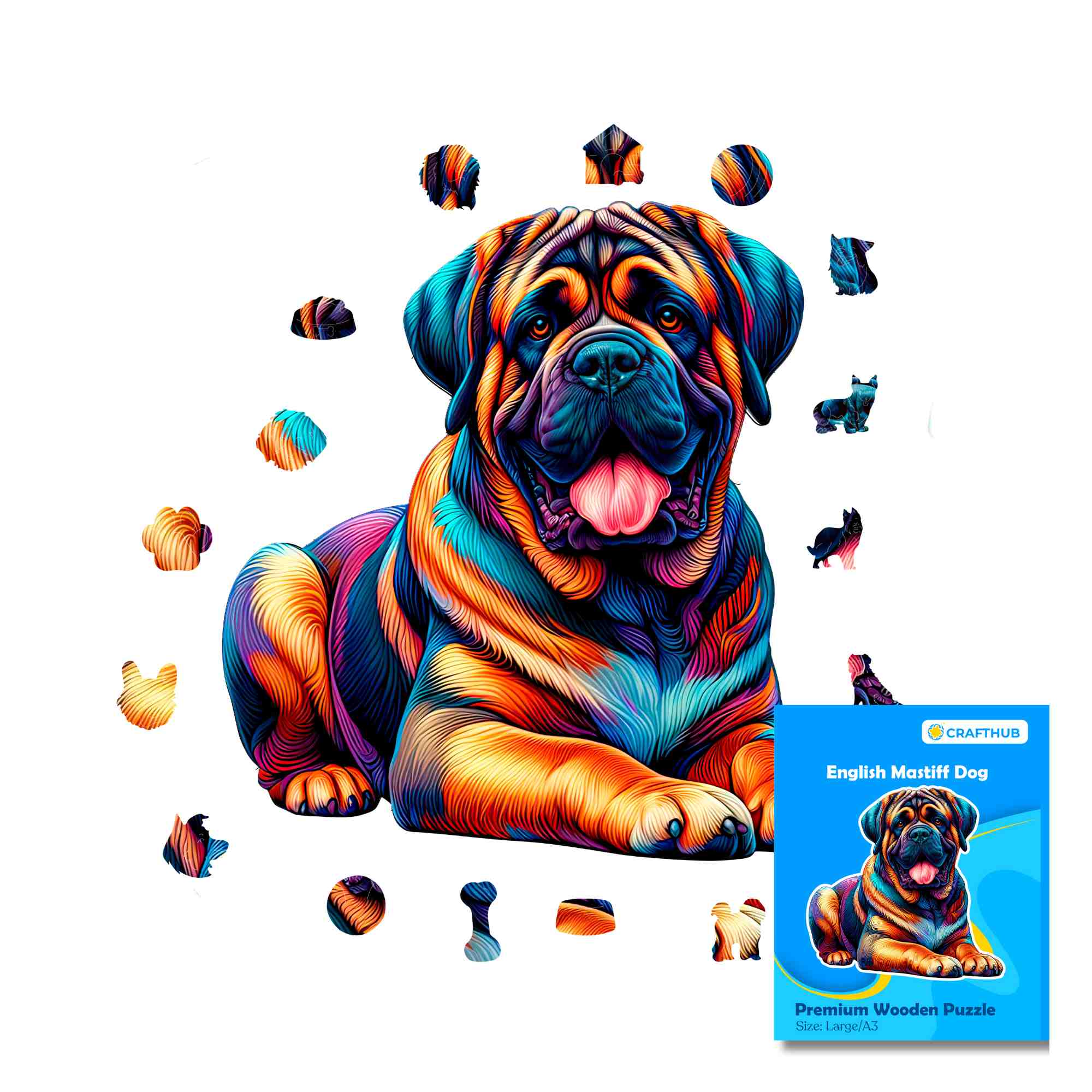 English Mastiff Dog - Jigsaw Puzzle