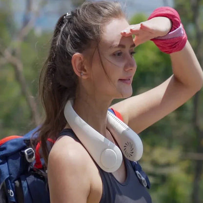 portable cooling neck fan