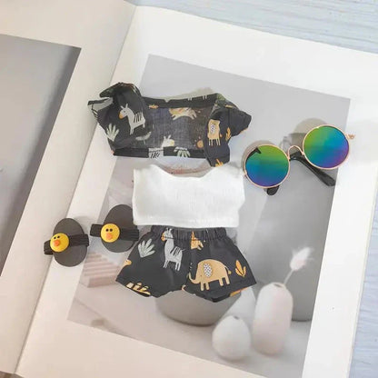 Handmade Hawaii Beach Labubu Outfit