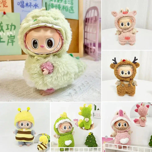 Kawaii Labubu Dino Bee Shark Animal Outifts