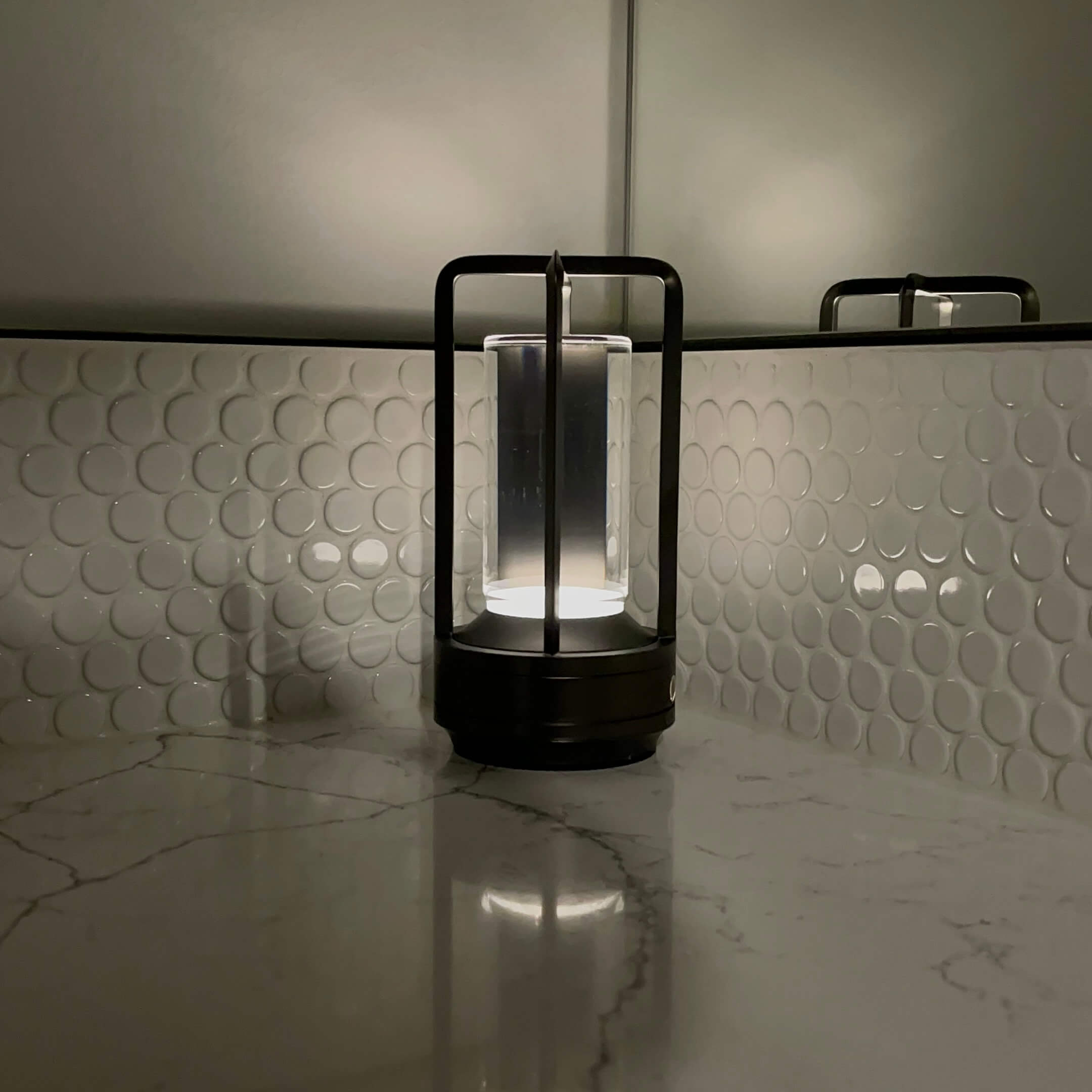 Ambient Lantern™ Cordless Crystal Table Lamp