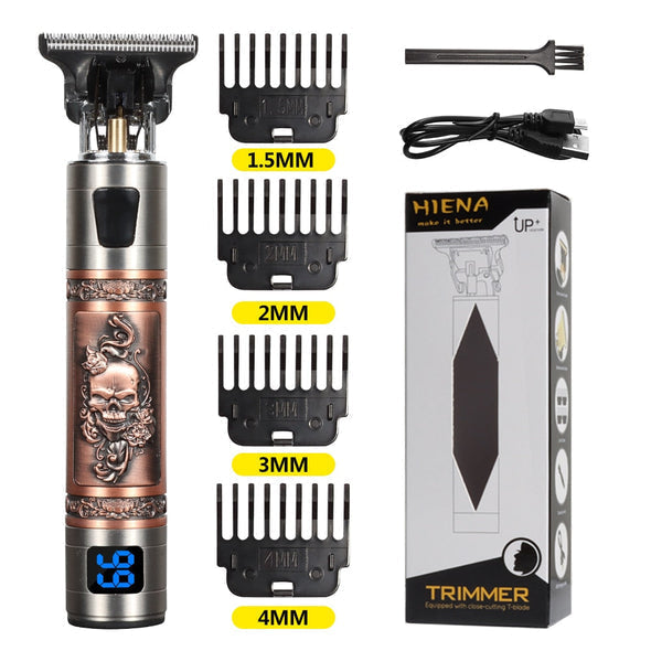 70% OFF! New Zero Gapped Hair Trimmer LCD Professional Hair Clippers