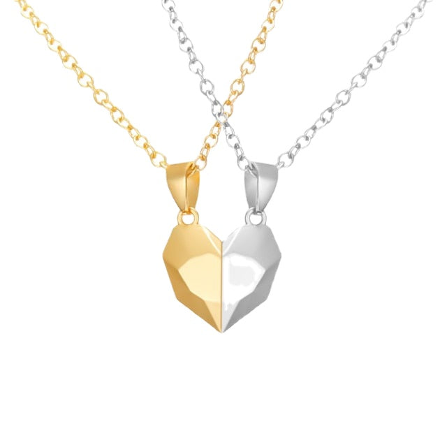 50% Off! Couples Magnetic Heart Pendants (2Pcs)