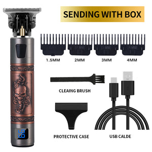 50% OFF! Zero Gapped Hair Trimmer LCD Professional Hair Clippers