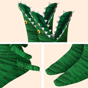 Christmas Unisex Socks Shark Fish Chameleon Crocodile Knitted Socks