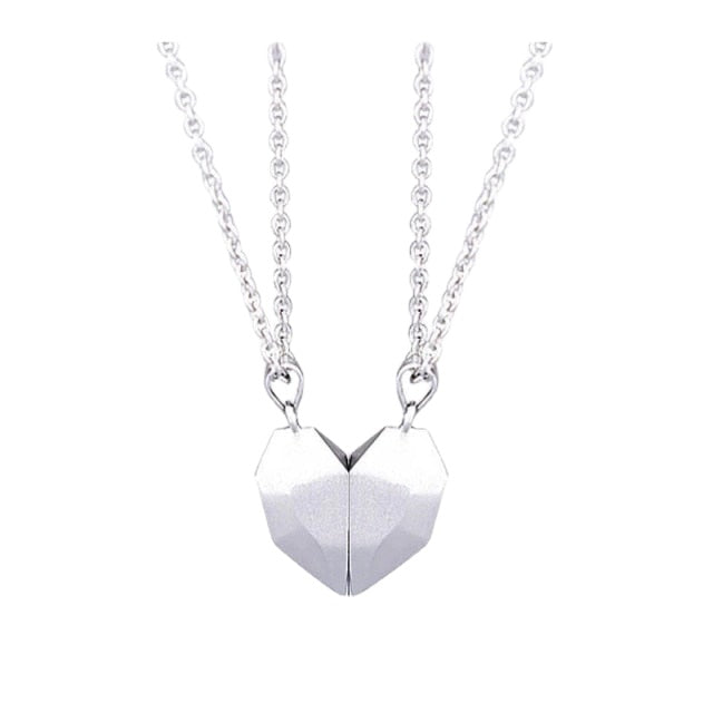 50% Off! Couples Magnetic Heart Pendants (2Pcs)