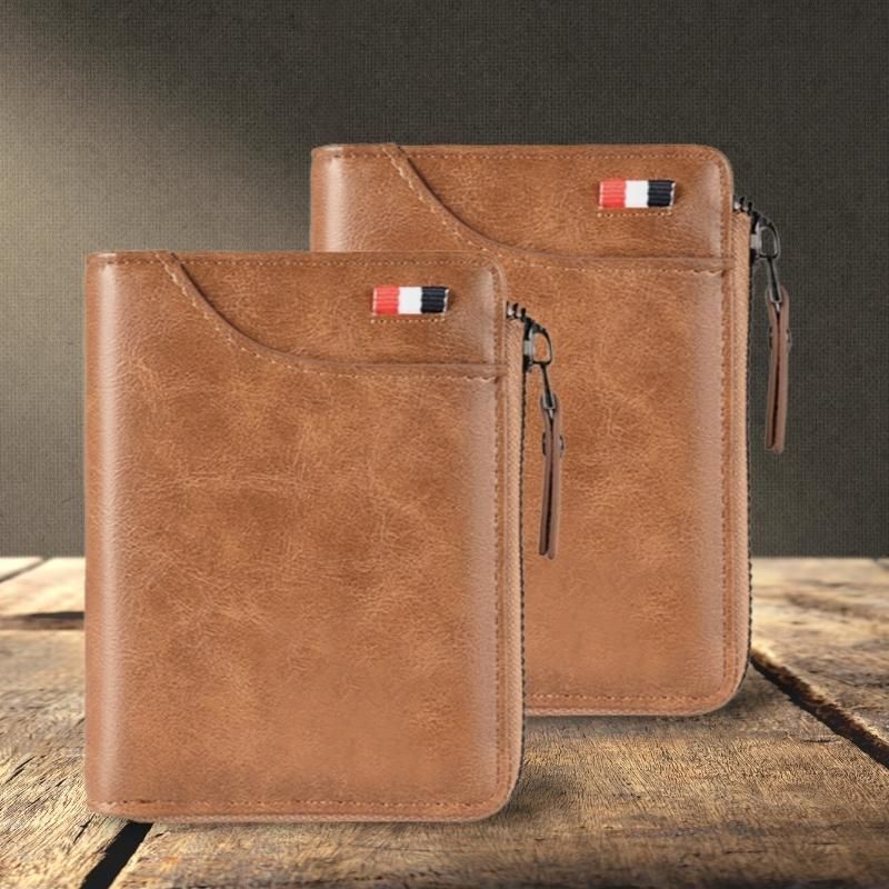 Waterproof Leather Multi-function RFID Blocking Wallet