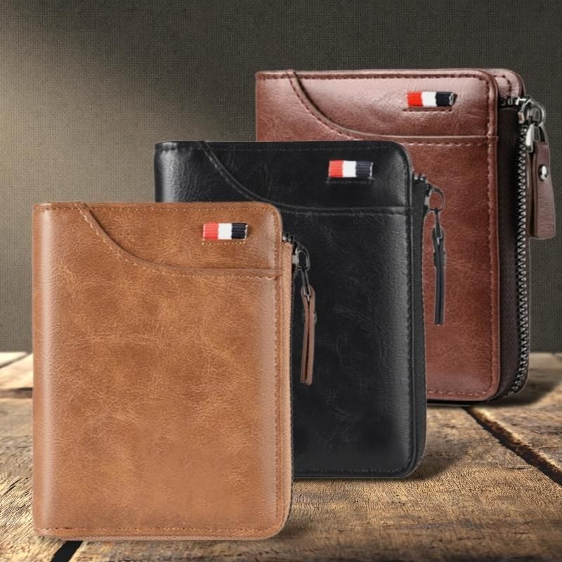 Waterproof Leather Multi-function RFID Blocking Wallet