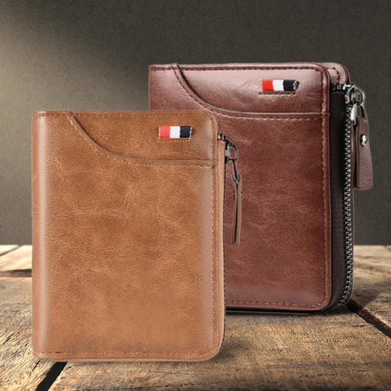 Waterproof Leather Multi-function RFID Blocking Wallet