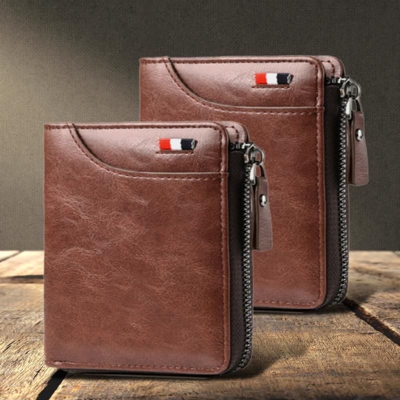 Waterproof Leather Multi-function RFID Blocking Wallet