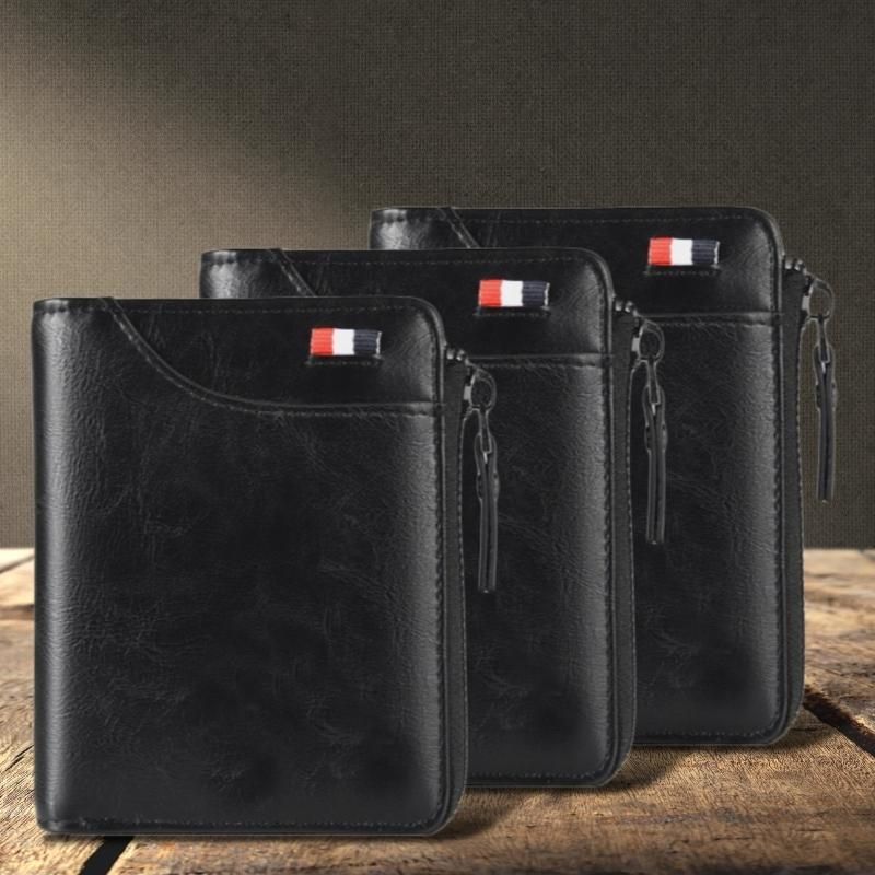 Waterproof Leather Multi-function RFID Blocking Wallet