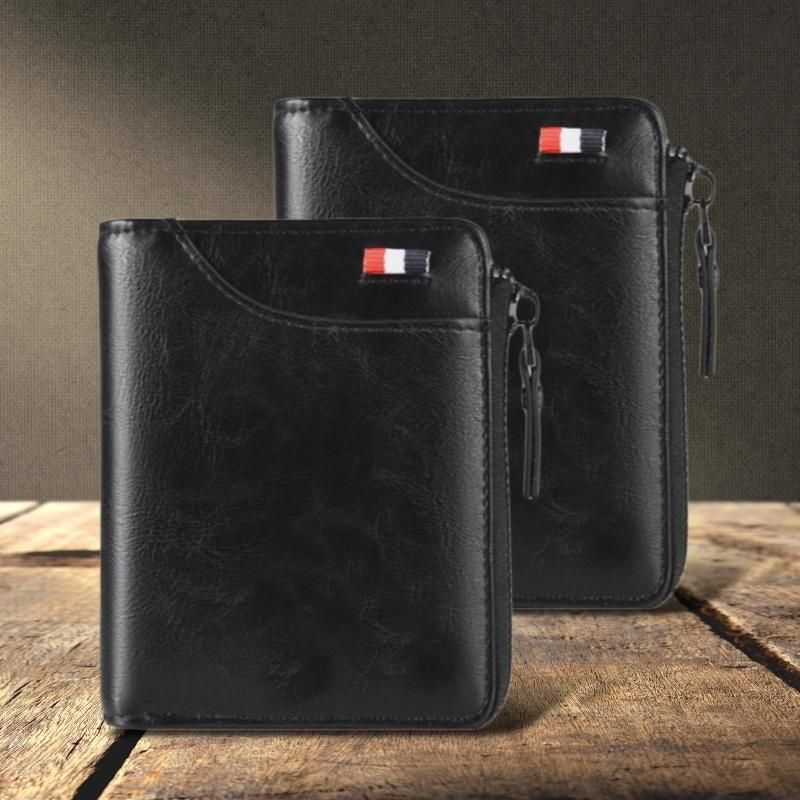 Waterproof Leather Multi-function RFID Blocking Wallet