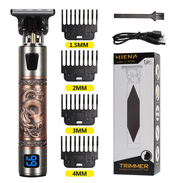 70% OFF! New Zero Gapped Hair Trimmer LCD Professional Hair Clippers