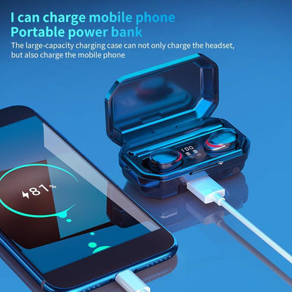 Bluetooth 5.1 Earphones 3500mAh Waterproof