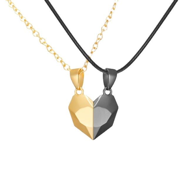 50% Off! Couples Magnetic Heart Pendants (2Pcs)