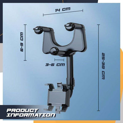CZBRM-Rotatable and Retractable Car Phone Holder