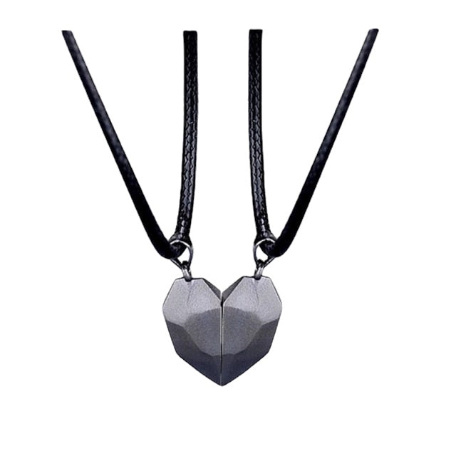 50% Off! Couples Magnetic Heart Pendants (2Pcs)