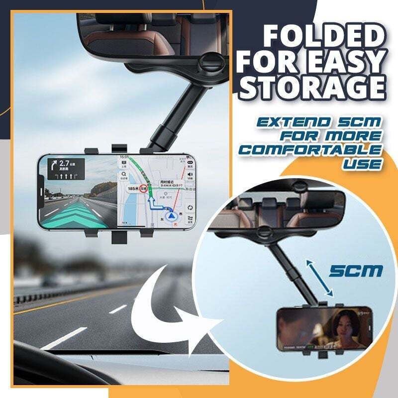 CZBRM-Rotatable and Retractable Car Phone Holder