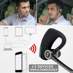 Load image into Gallery viewer, Stereo Wireless Business Bluetooth Headphones
