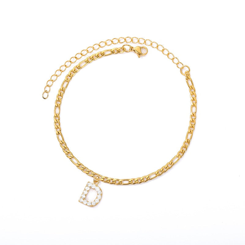 【Buy 1 Get 1 Free】Loving Initial Anklet