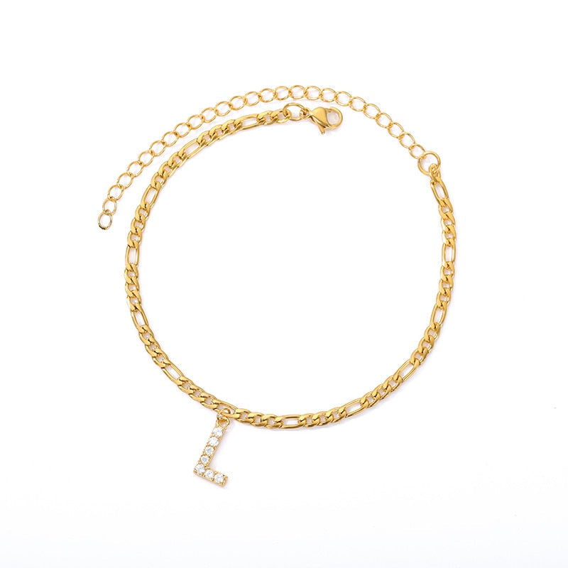 【Buy 1 Get 1 Free】Loving Initial Anklet