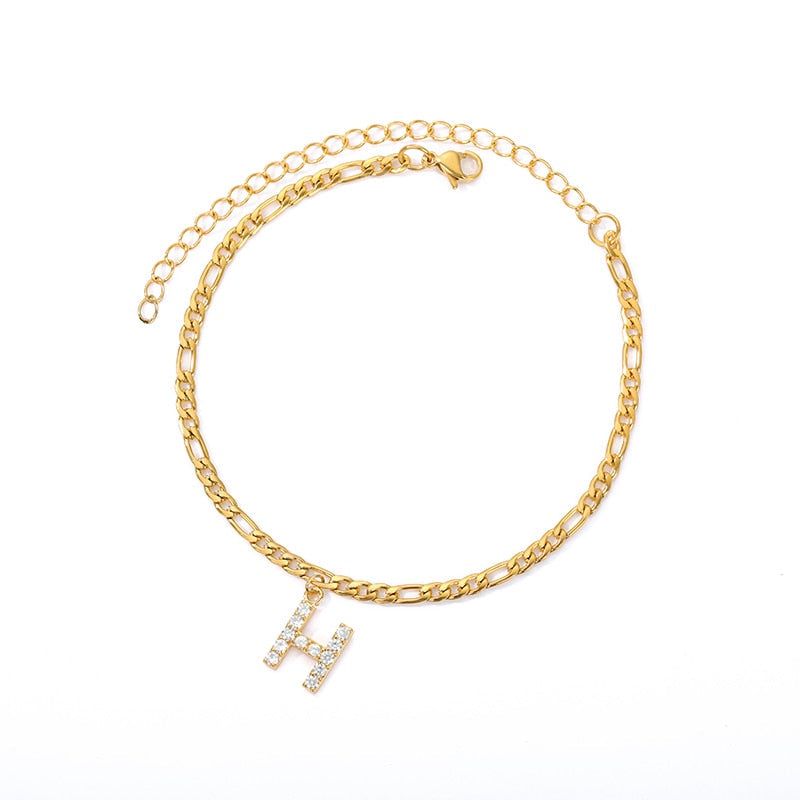 【Buy 1 Get 1 Free】Loving Initial Anklet