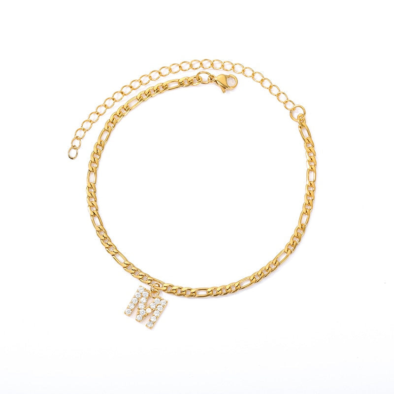 【Buy 1 Get 1 Free】Loving Initial Anklet