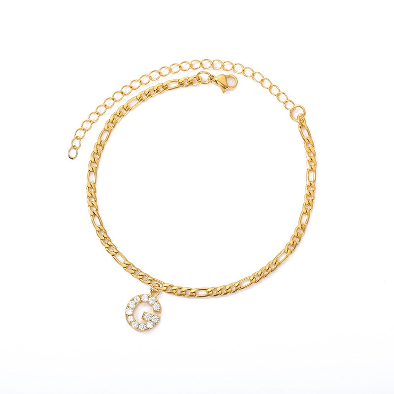 【Buy 1 Get 1 Free】Loving Initial Anklet