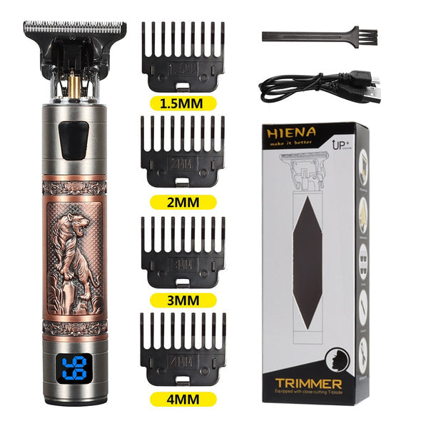 70% OFF! New Zero Gapped Hair Trimmer LCD Professional Hair Clippers