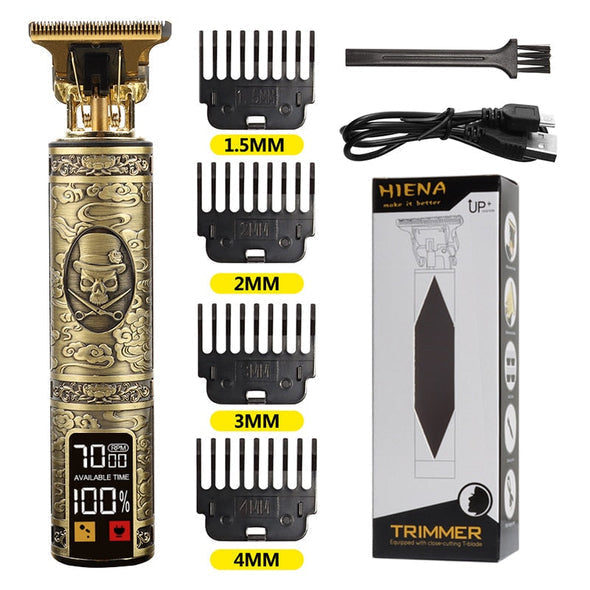 70% OFF! New Zero Gapped Hair Trimmer LCD Professional Hair Clippers