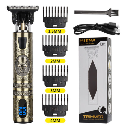 Newest USB Hair Clippers LCD Professional Hair Beards Trimmer