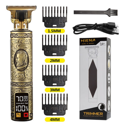 Newest USB Hair Clippers LCD Professional Hair Beards Trimmer