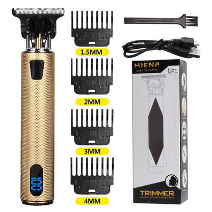 Newest USB Hair Clippers LCD Professional Hair Beards Trimmer