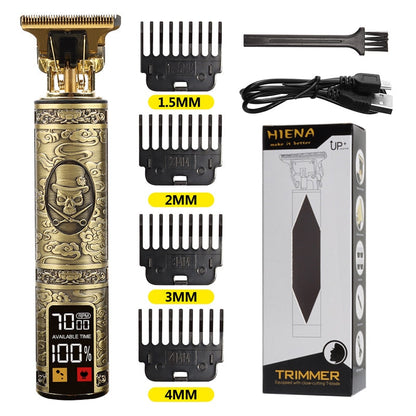 Newest USB Hair Clippers LCD Professional Hair Beards Trimmer