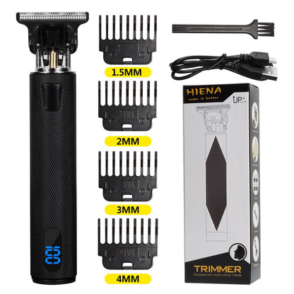Newest USB Hair Clippers LCD Professional Hair Beards Trimmer