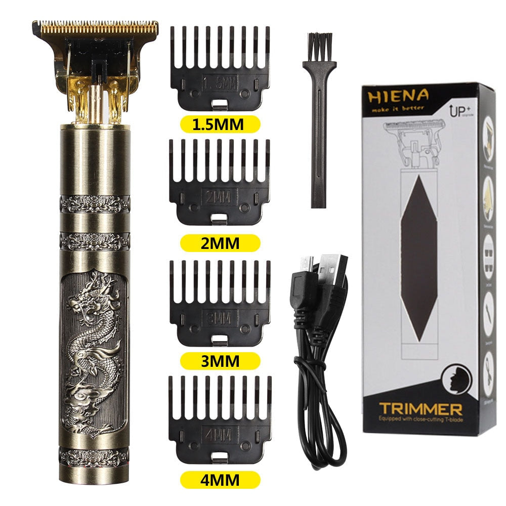 Newest USB Hair Clippers LCD Professional Hair Beards Trimmer