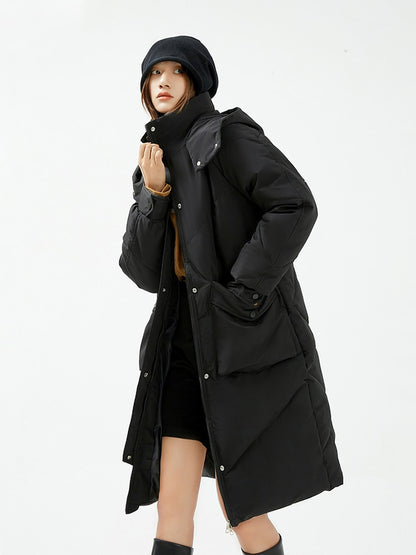 Women Winter Warm Jacket Coat Long Puffer Parkas