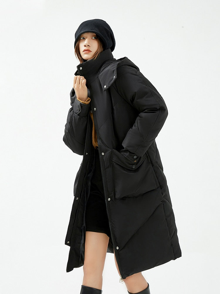 Women Winter Warm Jacket Coat Long Puffer Parkas