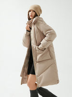 Load image into Gallery viewer, Women Winter Warm Jacket Coat Long Puffer Parkas

