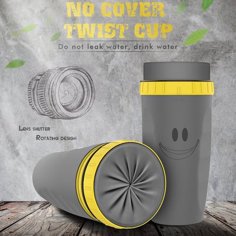Lidless Portable Twist Cup