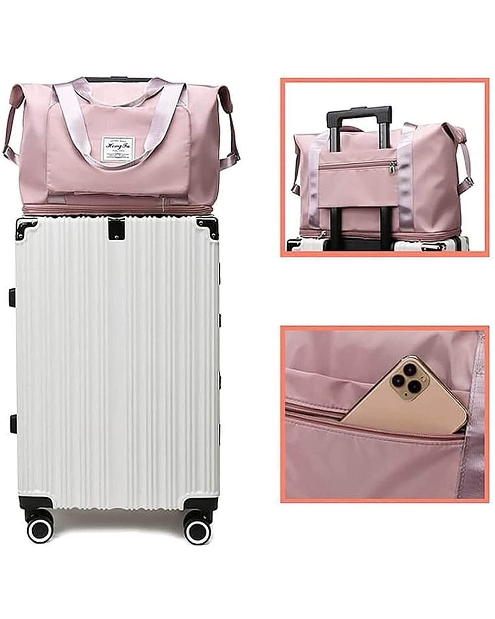 🎄 Hot Sales- 50% OFF Collapsible Waterproof Large Capacity Travel Handbag
