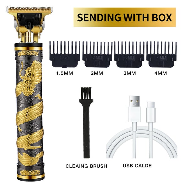 Newest USB Hair Clippers LCD Professional Hair Beards Trimmer