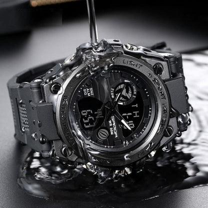 Vintage Men Military Style Watch Shock Sports Watches Waterproof
