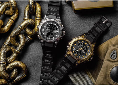 Vintage Men Military Style Watch Shock Sports Watches Waterproof