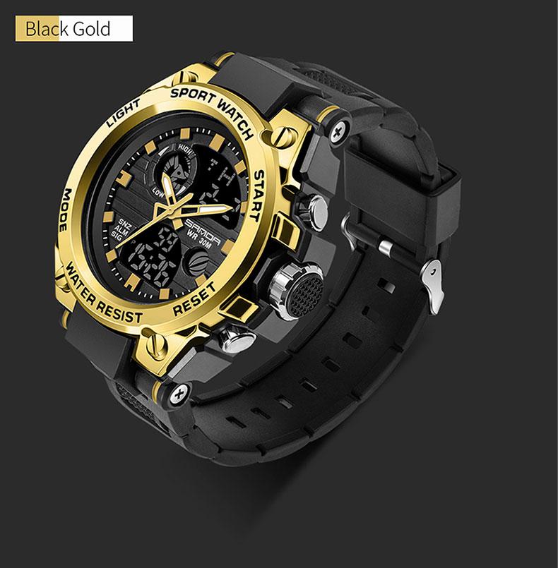 Vintage Men Military Style Watch Shock Sports Watches Waterproof