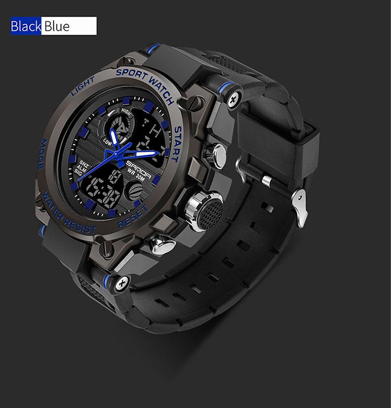 Vintage Men Military Style Watch Shock Sports Watches Waterproof