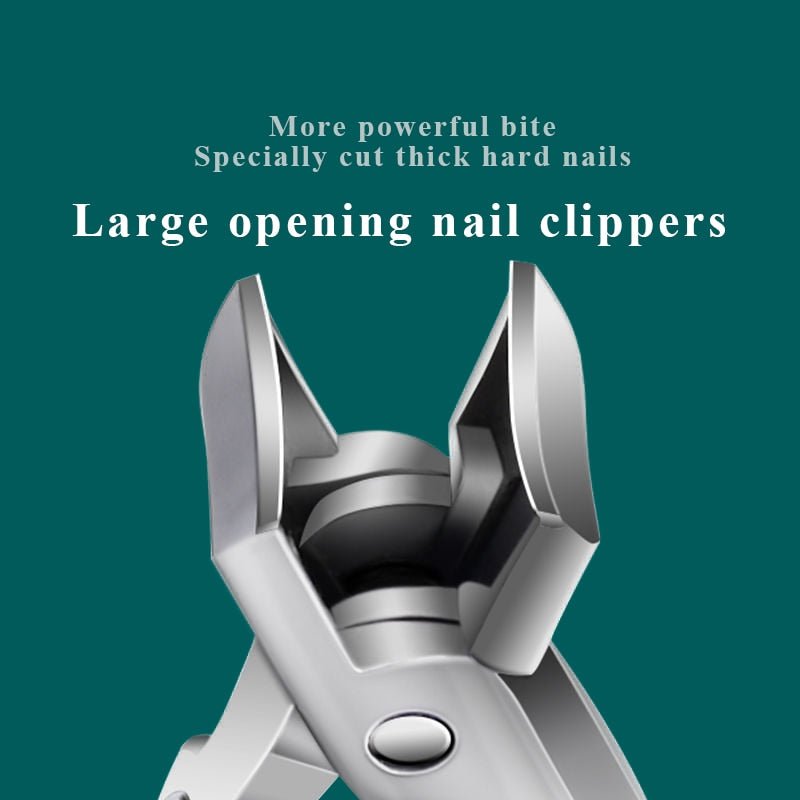 Ultra Sharp Stainless Steel Wide Thick Nail Clippers - AntHelper